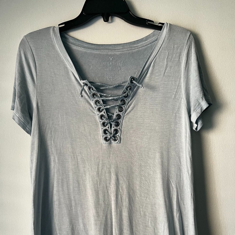 Blue American Eagle Shirt